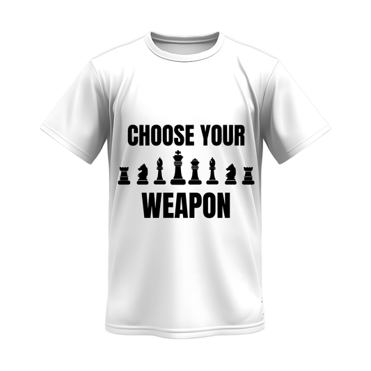 Unisex Choose Your Weapon T-Shirt