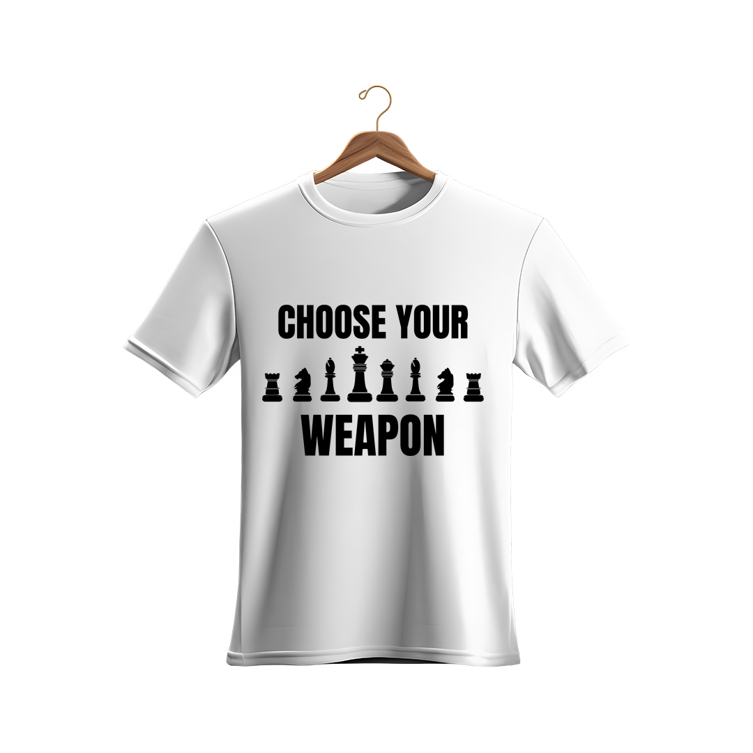 Unisex Choose Your Weapon T-Shirt