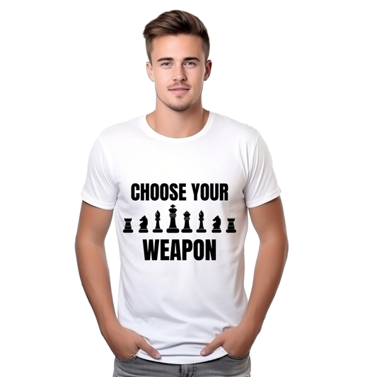 Unisex Choose Your Weapon T-Shirt