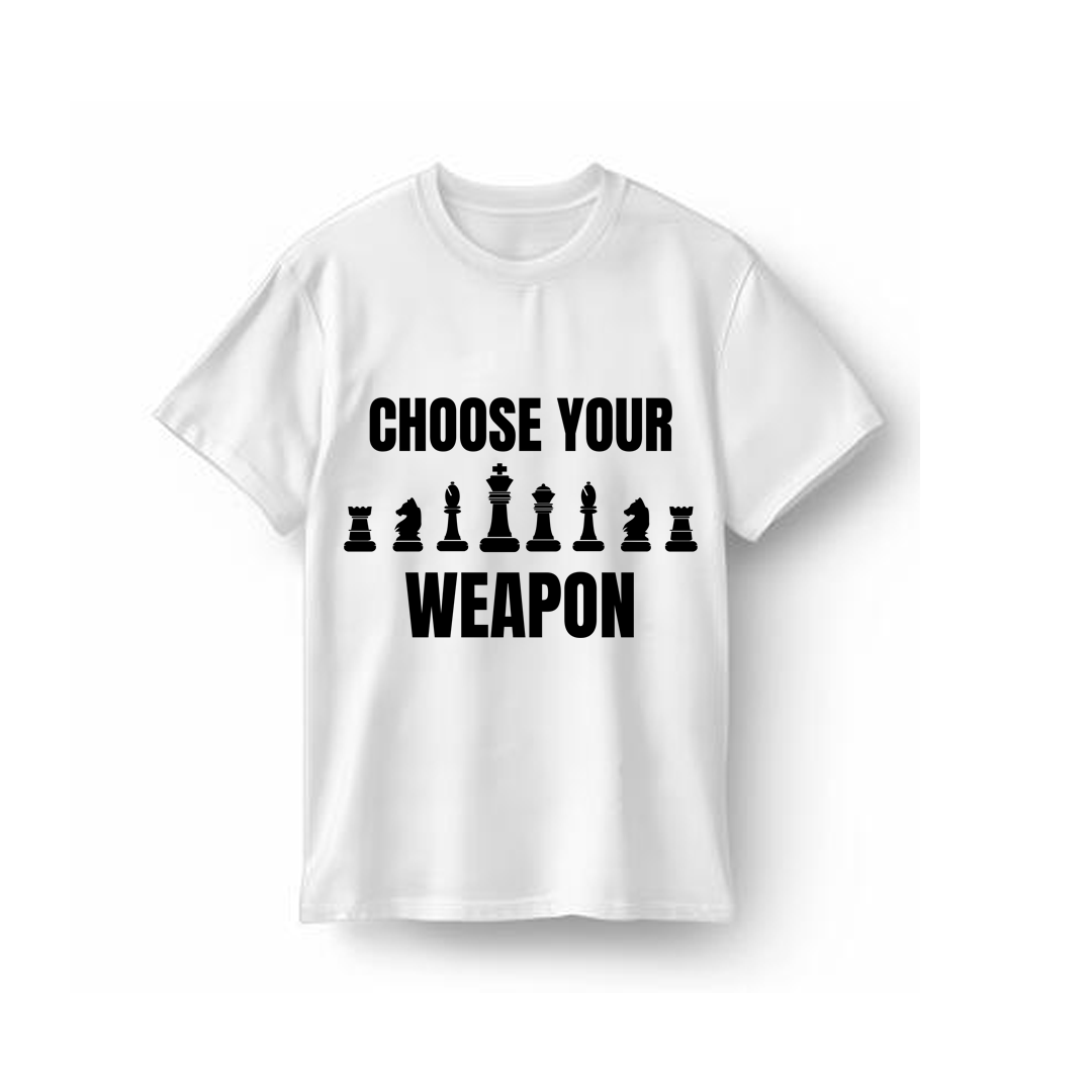 Unisex Choose Your Weapon T-Shirt