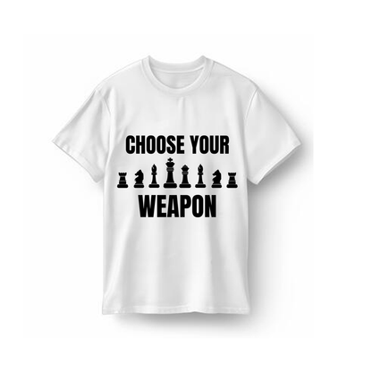 Unisex Choose Your Weapon T-Shirt