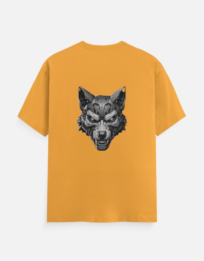 Ferocious Wolf Head Graphic T-Shirt (Back Design) - Image 9
