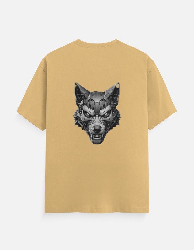 Ferocious Wolf Head Graphic T-Shirt (Back Design) - Image 7