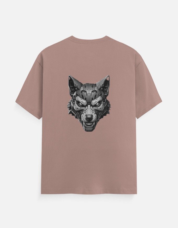 Ferocious Wolf Head Graphic T-Shirt (Back Design) - Image 4