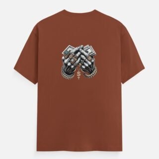 Money & Chains Streetwear Graphic T-Shirt (Back Design)