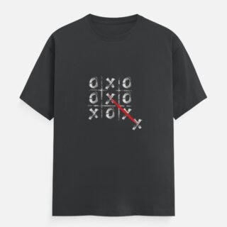 Tic-Tac-Toe Winner Graphic T-Shirt (Front Design)