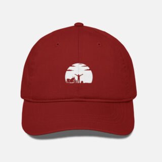 Sunset Silhouette Cotton Cap