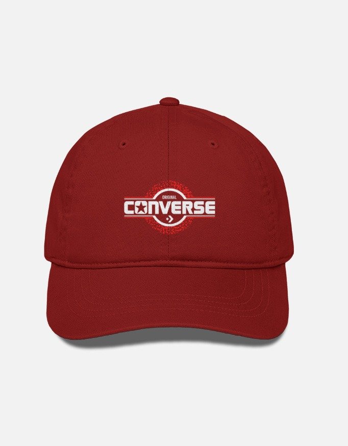 Bold Text Emblem Cotton Drill Cap - Image 4