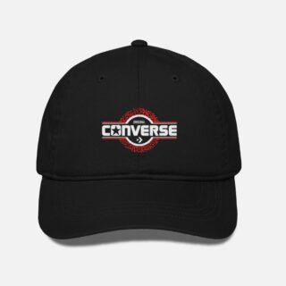 Bold Text Emblem Cotton Drill Cap