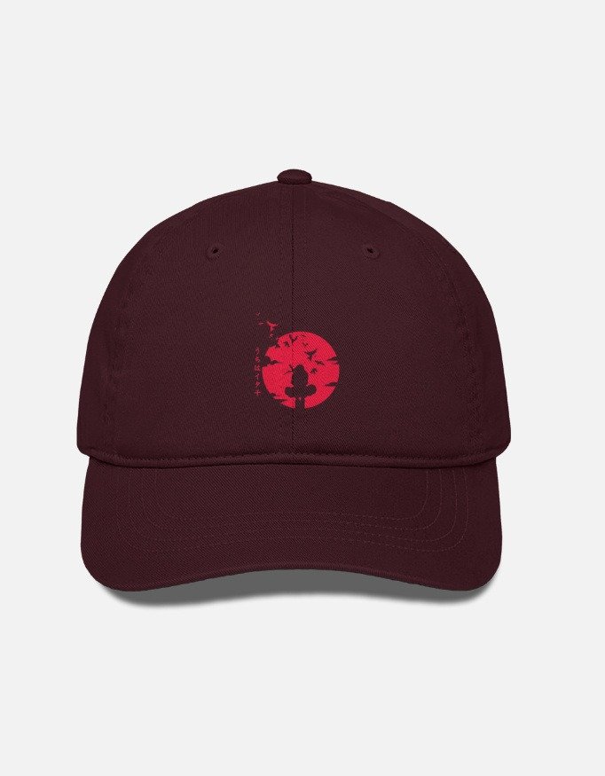 Red Impact Cotton Drill Cap - Image 2