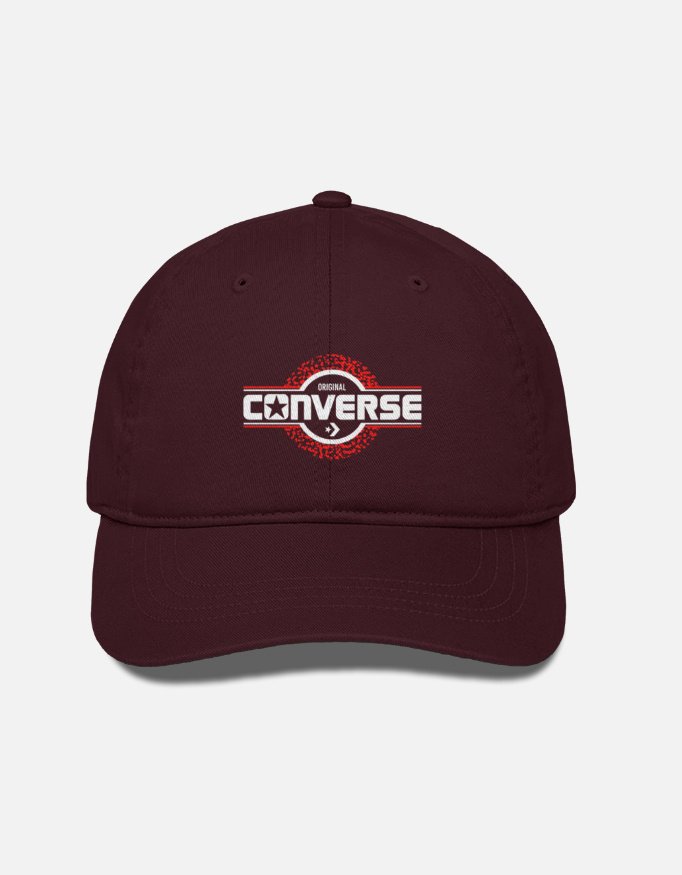 Bold Text Emblem Cotton Drill Cap - Image 5