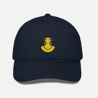 Happy Smiley Face Cotton Drill Cap