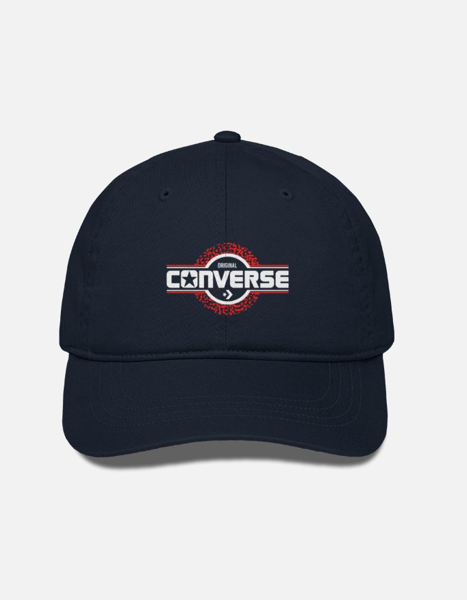 Bold Text Emblem Cotton Drill Cap - Image 2