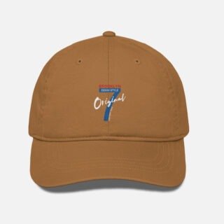 Original Script Text Cotton Drill Cap