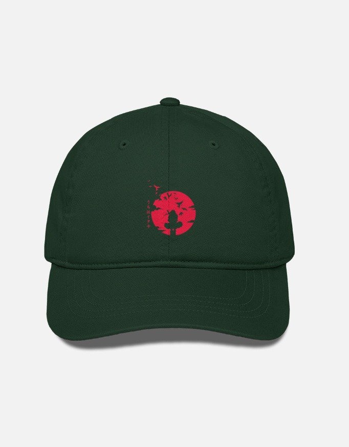 Red Impact Cotton Drill Cap - Image 4