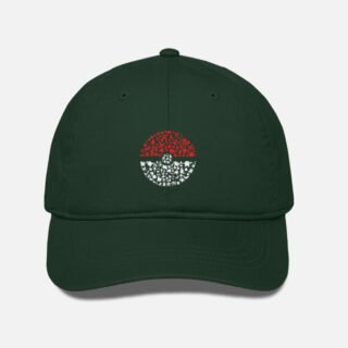 Tricolor Mosaic Emblem Cotton Drill Cap