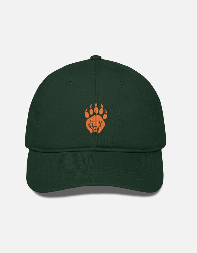 Bear Paw Emblem Cotton Cap