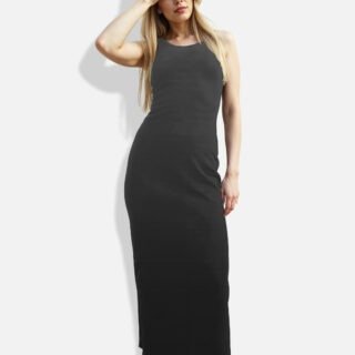 Black Bodycon Maxi Dress