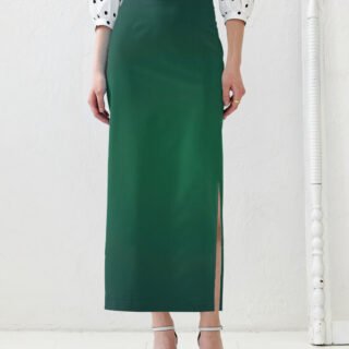Emerald Green Pencil Skirt