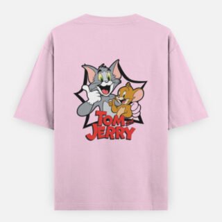 Tom & Jerry Oversized T-Shirt (Back Design)