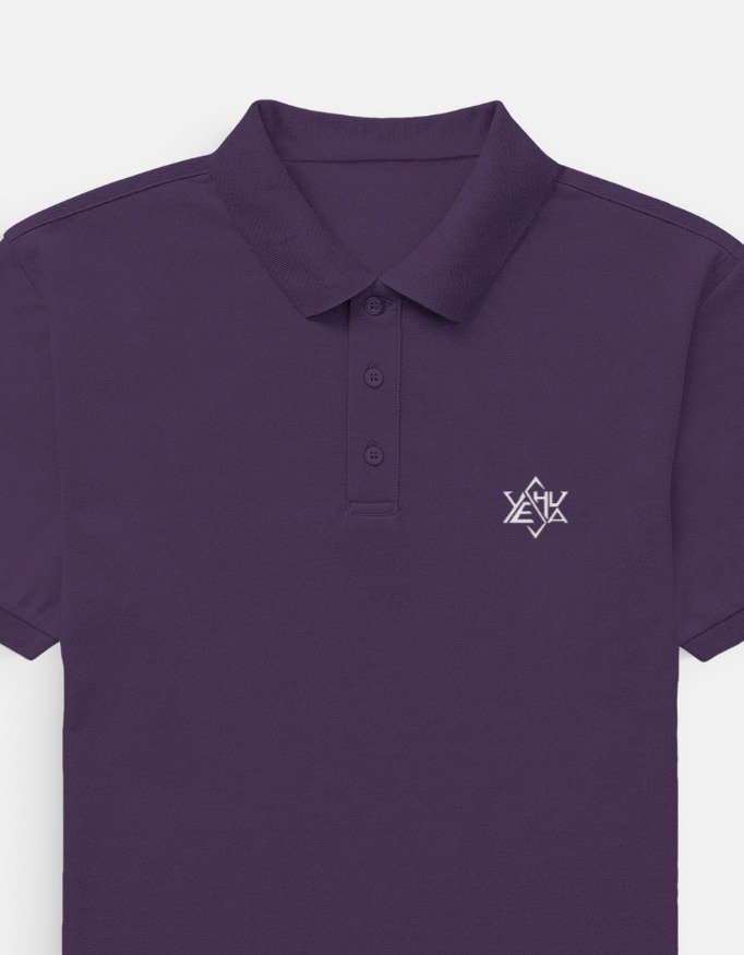 Classic Monogram Circle Premium Cotton Polo T-Shirt