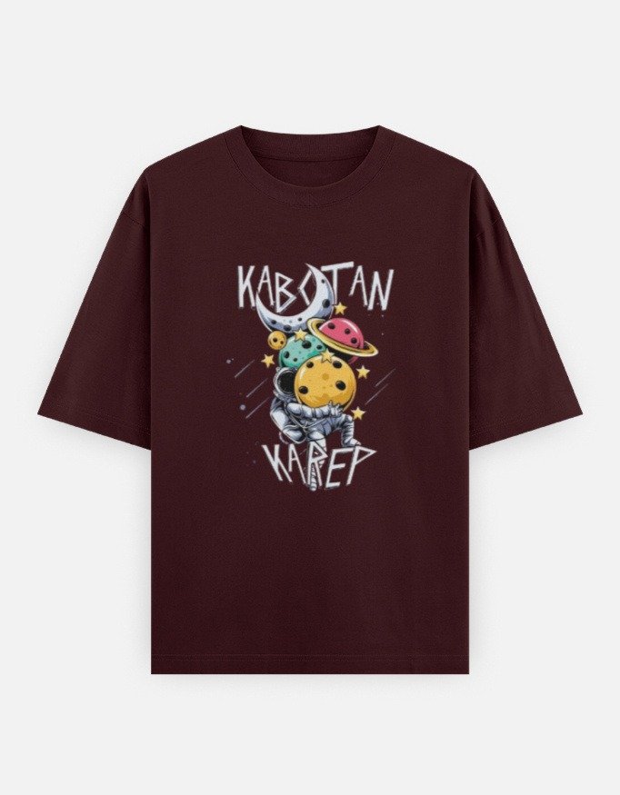 Kabitan Khaled Space Oversized T-Shirt